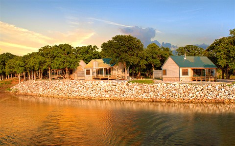 lakefront cabins